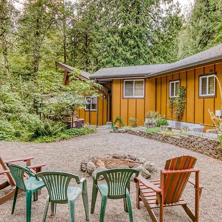 Creekside Cabin Rhododendron Luaran gambar
