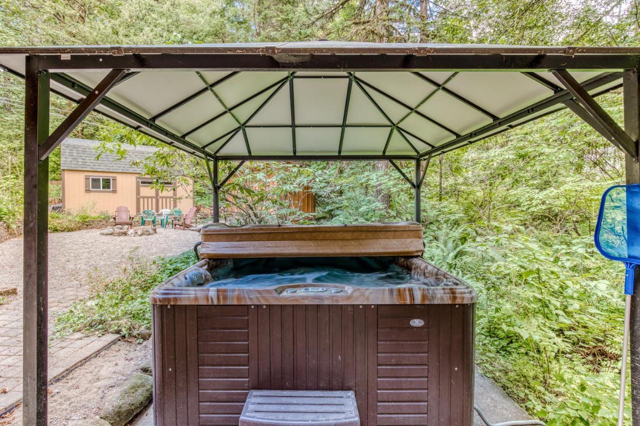 Creekside Cabin Rhododendron Luaran gambar