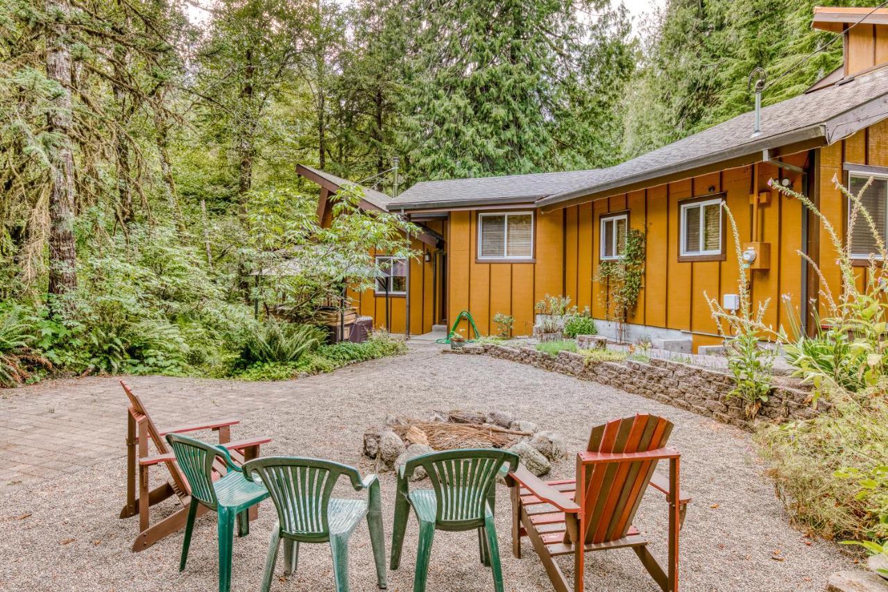 Creekside Cabin Rhododendron Luaran gambar