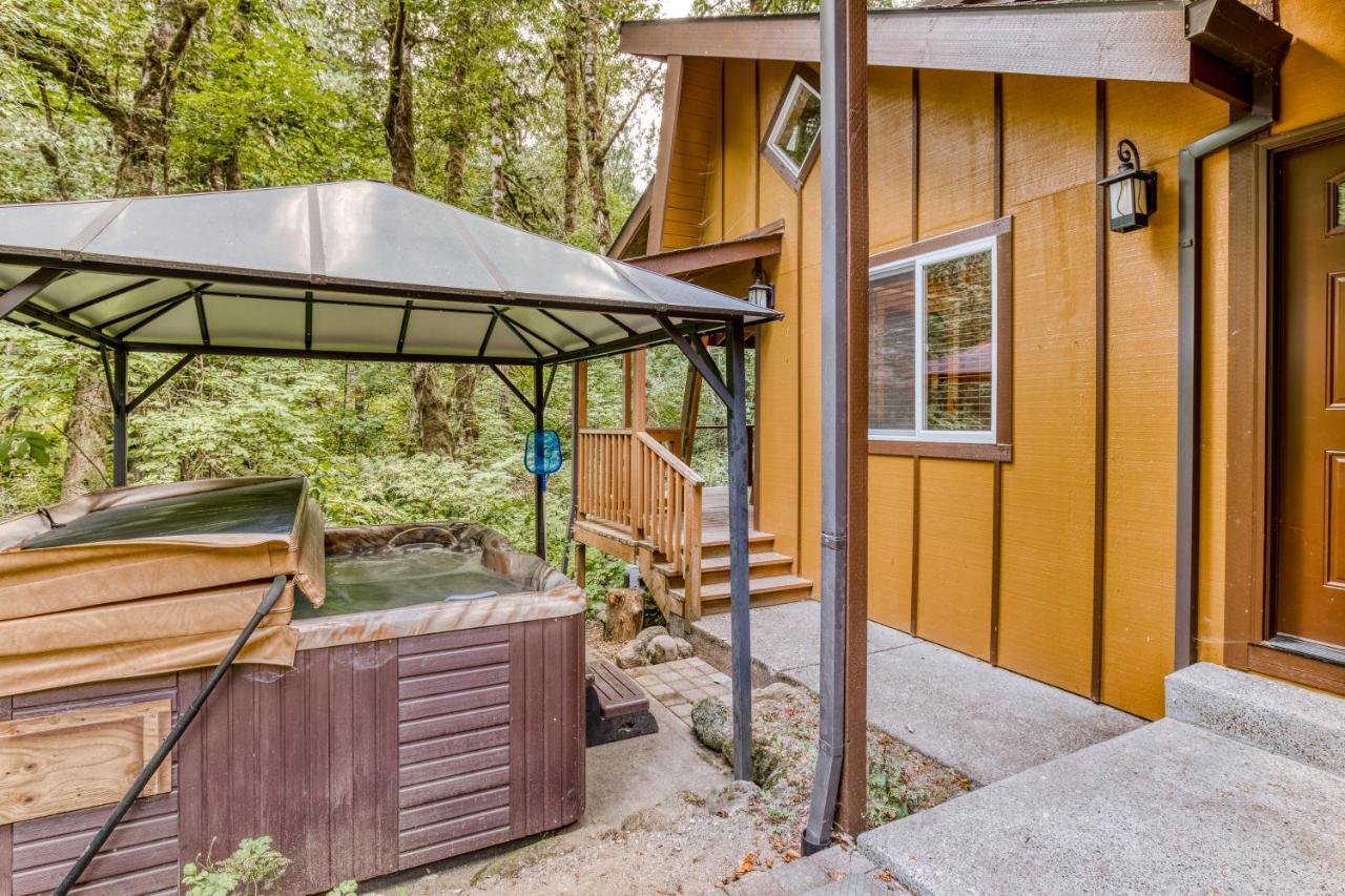 Creekside Cabin Rhododendron Luaran gambar