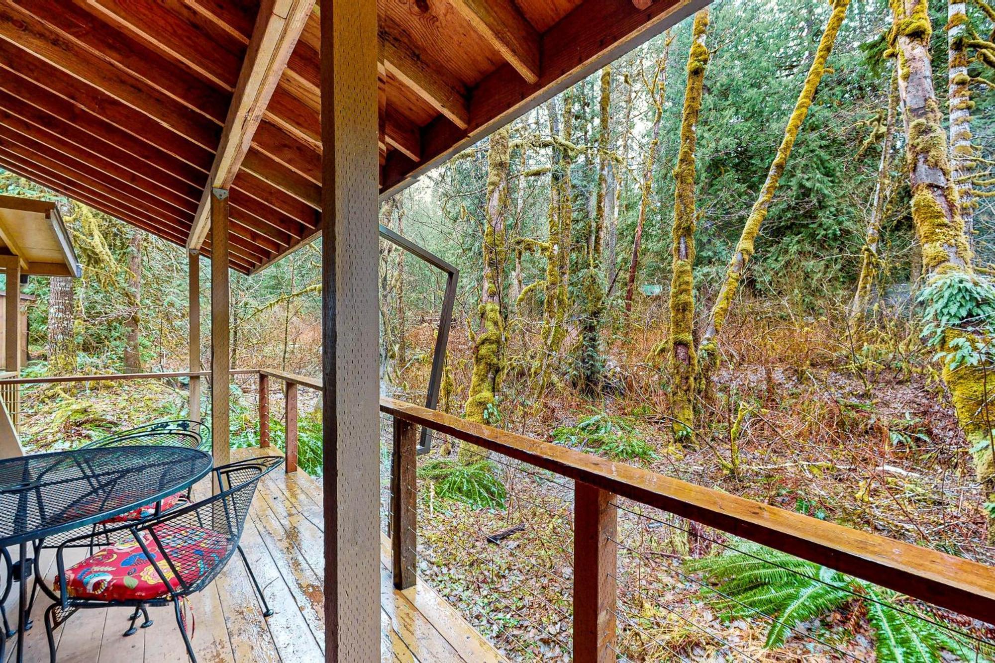 Creekside Cabin Rhododendron Luaran gambar